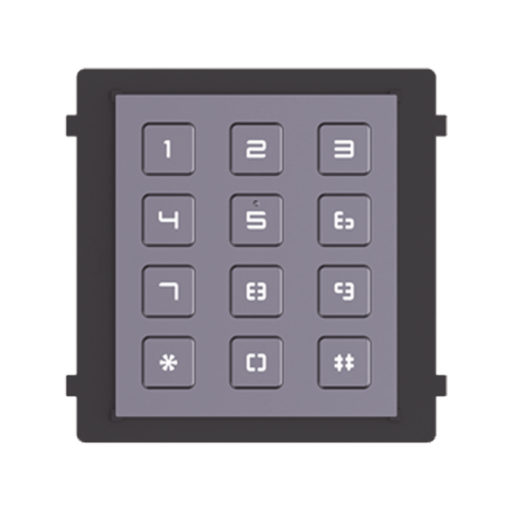 Módulo de Teclado para Frente de Calle Modular / Desbloqueo de Puerta Mediante Código / Llamada a monitor