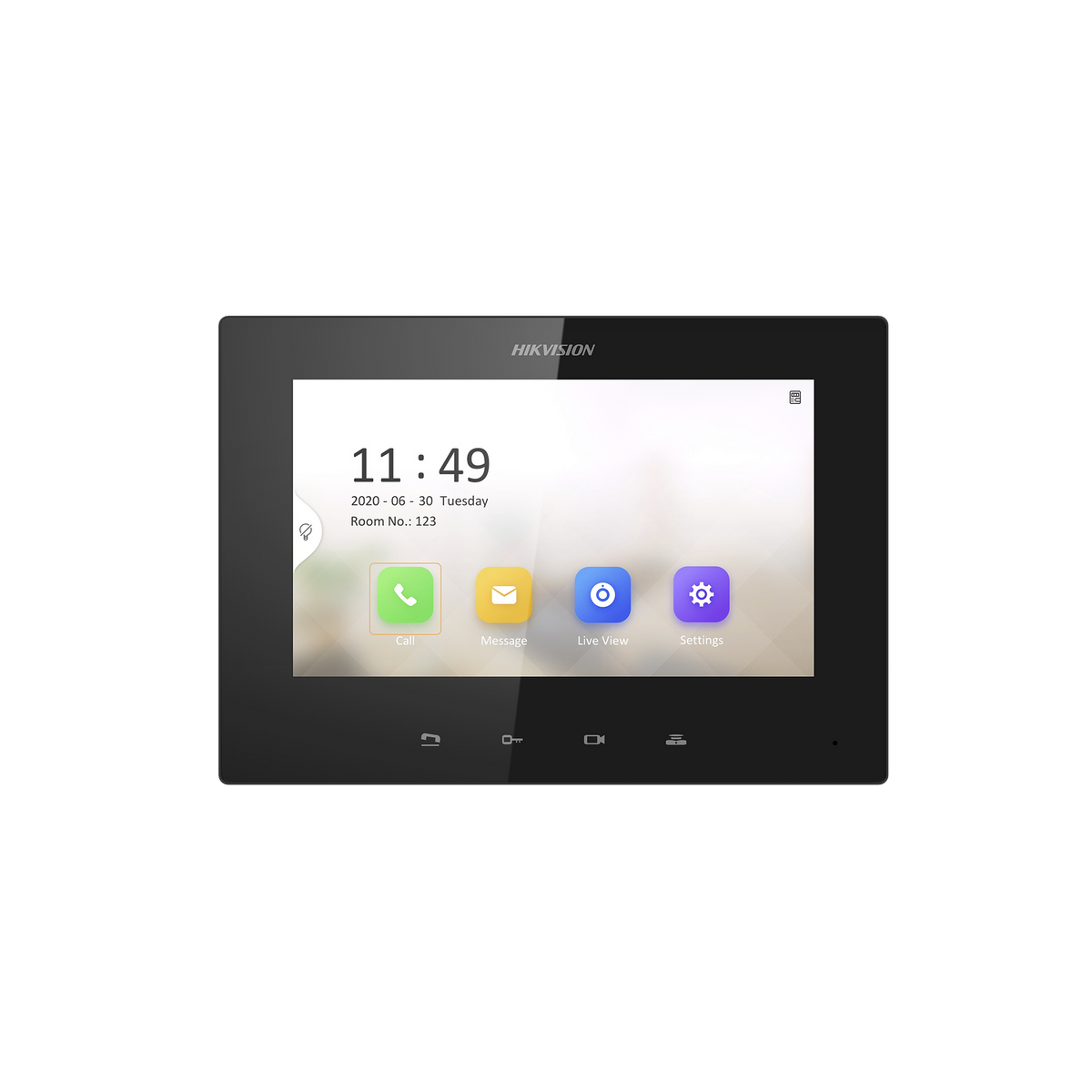 Monitor IP Lite (No touch) para Videoportero IP / Apertura Remota y Video en Vivo / PoE Estándar / Principal o Esclavo - SILYMX