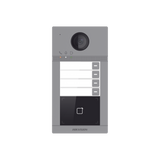 Videoportero IP (IP65 + IK08) con Llamada y apertura desde APP Hik-Connect / Soporta 4 Departamentos / PoE Estandar / Interfaz WEB para configuración - SILYMX