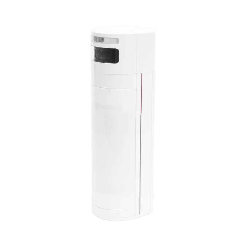 Kit Detector Pir Dual-Tech Exterior Ip65 + Cámara Exterior Ip66 / Rango De Detección 15M /Alta Resolucion/ Ángulo De Cobertura Ajustable De 90° A 180° - SILYMX