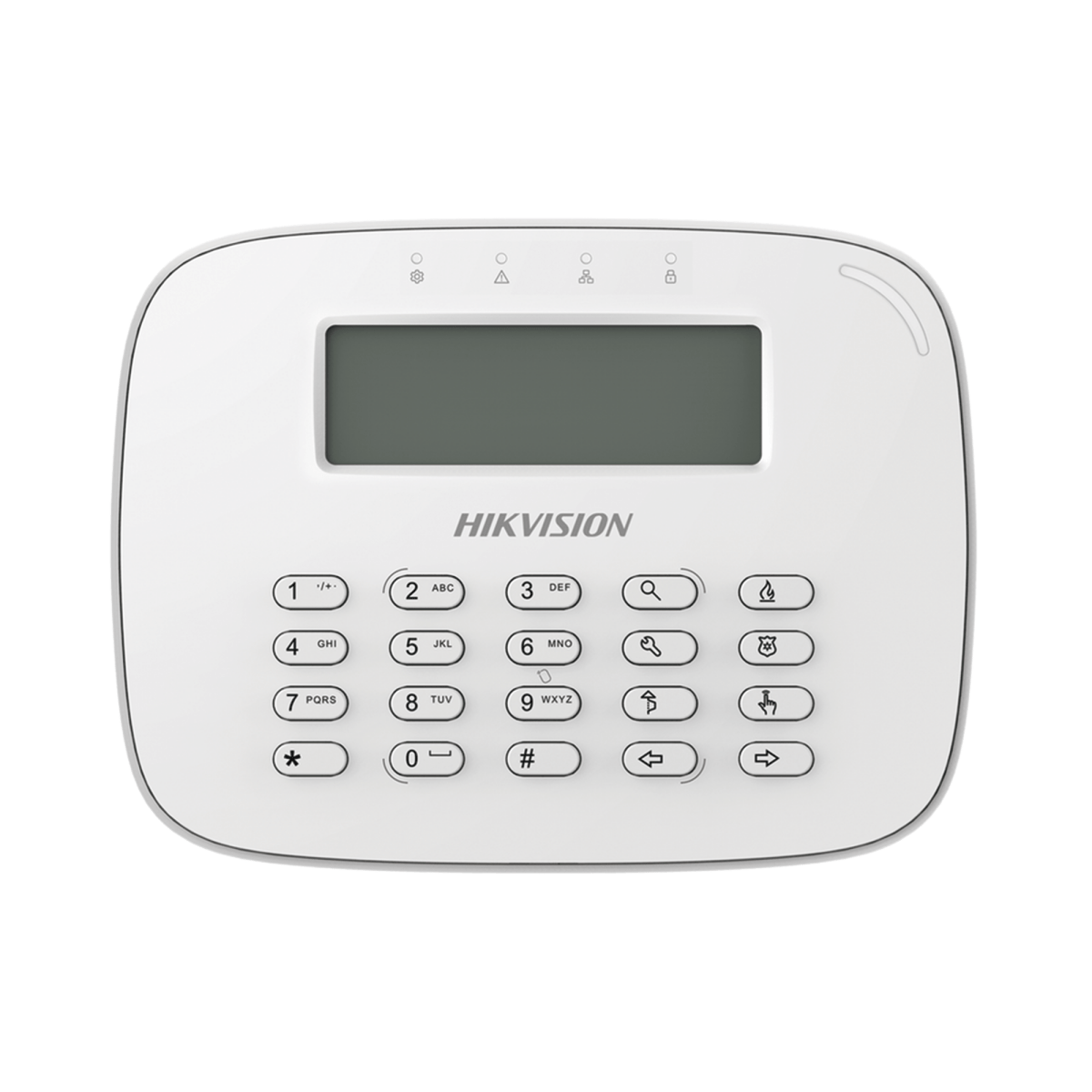 Teclado LCD / Cableado / Compatible con el Panel Hibrido Hikvision DS-PHA64-W4P y DS-PHA64-W4P2 - SILYMX