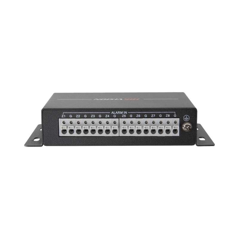 Expansor de 8 Zonas Cableadas / Conexión RS-485 hacia el Panel / Permite Agregar Sensores Cableados - SILYMX