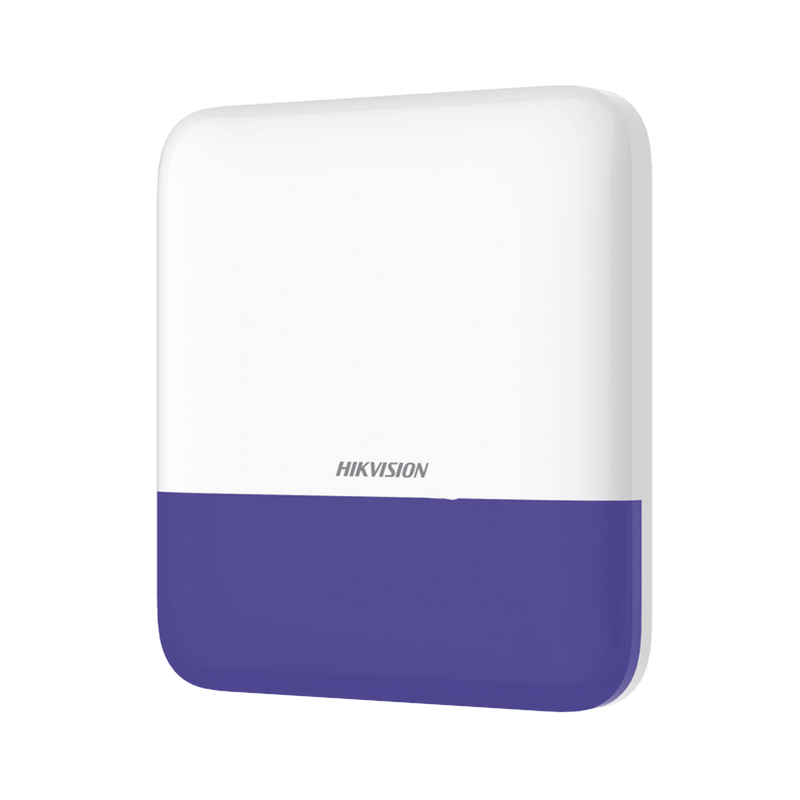 AX PRO Sirena Inalámbrica con Estrobo Azul para Exterior IP65 110 dB DS-PS1-E-WB/B - SILYMX