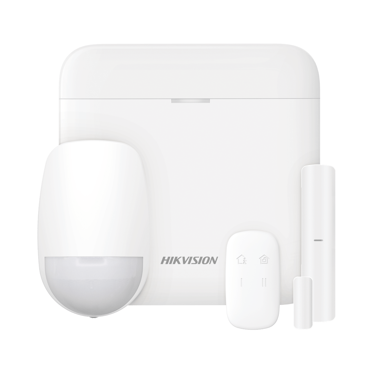 (AX PRO) KIT de Alarma AX PRO con GSM (3G/4G) /Incluye: 1 Hub con bateria de respaldo / 1 Sensor PIR / 1 Contacto Magnético / 1 Control Remoto / Wi-Fi - SILYMX