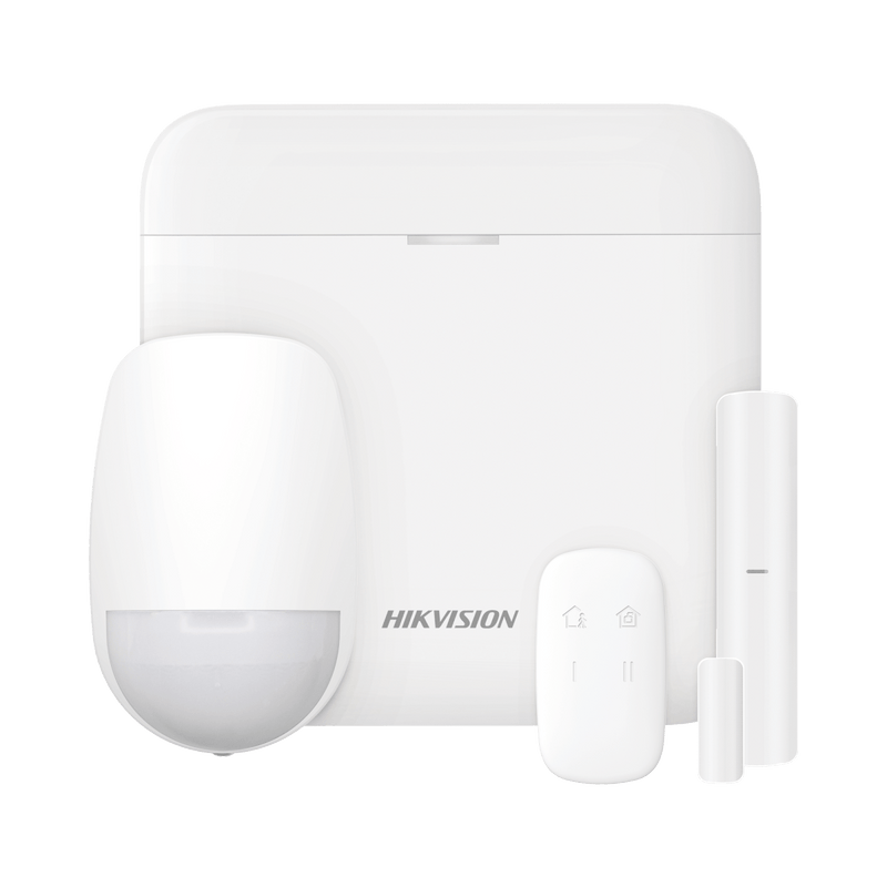 (AX PRO) KIT de Alarma AX PRO con GSM (3G/4G) /Incluye: 1 Hub con bateria de respaldo / 1 Sensor PIR / 1 Contacto Magnético / 1 Control Remoto / Wi-Fi - SILYMX