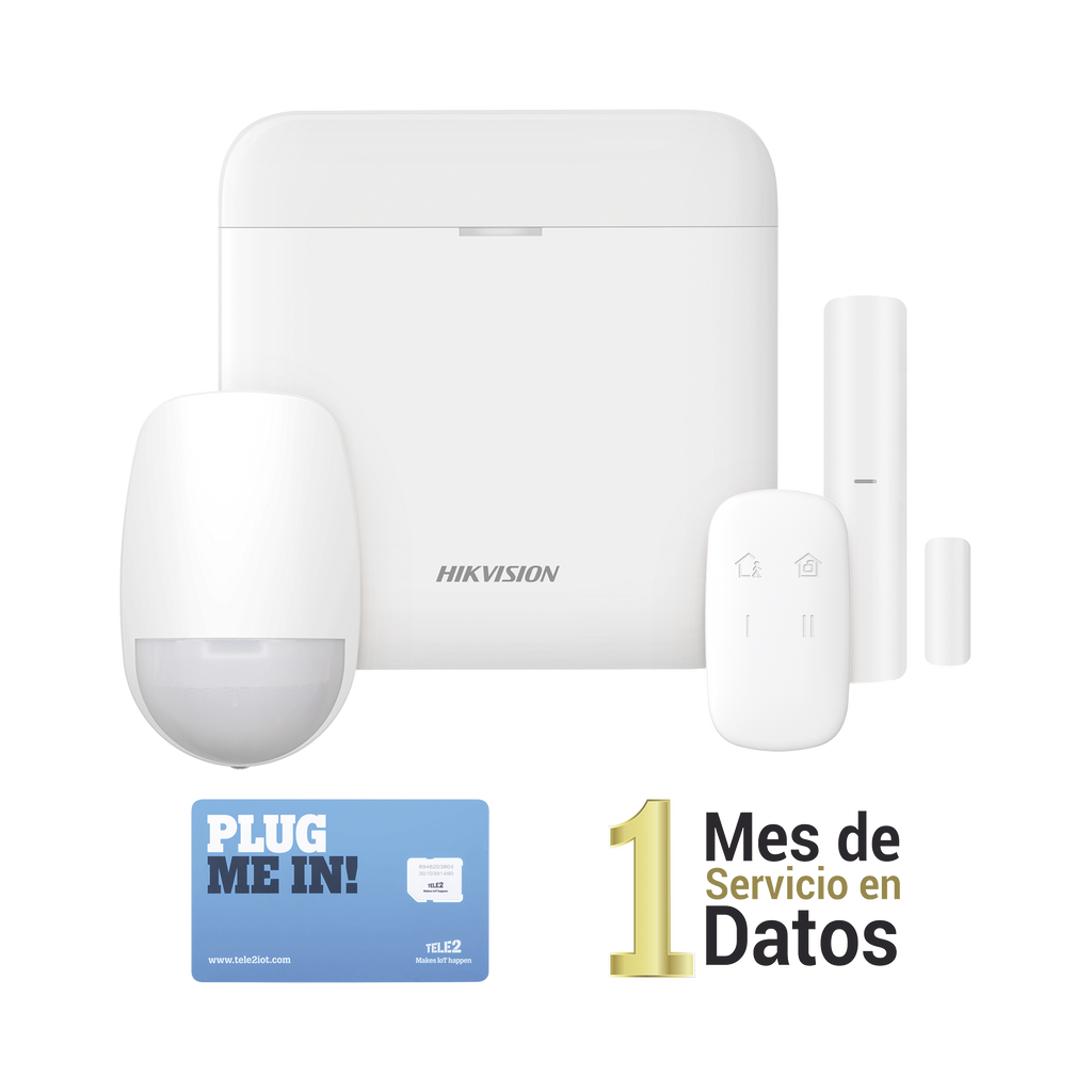 (AX PRO) KIT de Alarma AX PRO con GSM (3G/4G) DS-PWA48-KSD