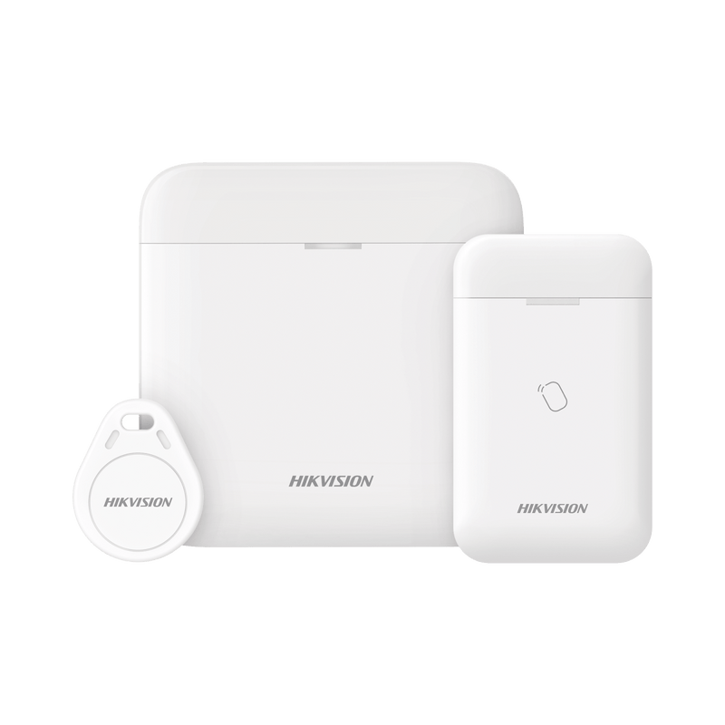 (AX PRO) KIT de Alarma AX PRO con GSM (3G/4G) para RONDINES / Incluye: 1 Hub con bateria de respaldo/ 1 Lector Tag / 1 Tag / Compatible con Hik-Connect P2P - SILYMX