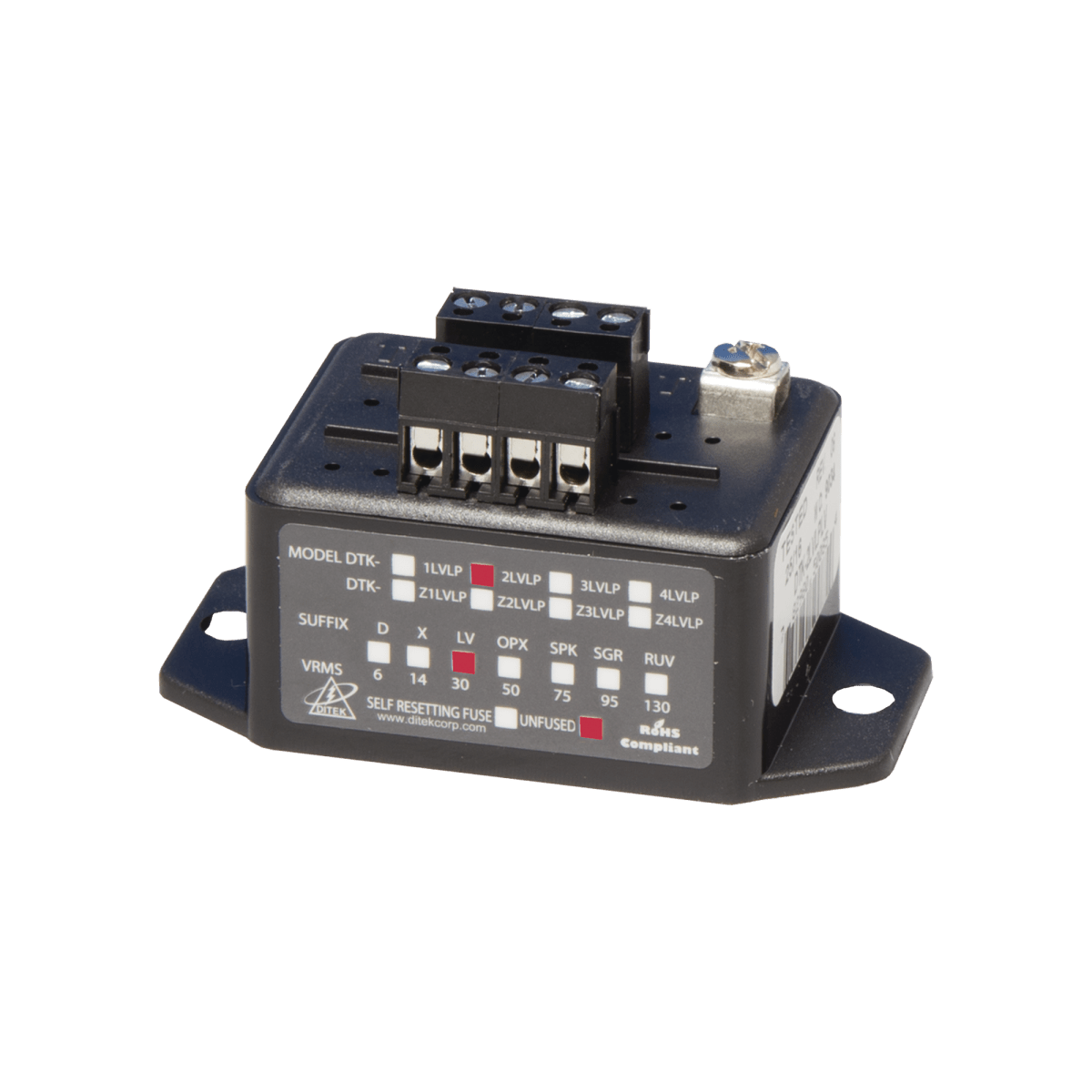 Protector contra Sobretensiones del Circuito de Datos y Señalización / Lazos NAC, SLC, IDC, PIV, Paneles de Incendio, Alarma, Altavoces y Teléfonos - SILYMX