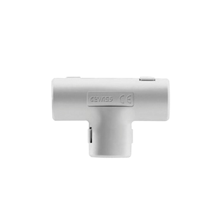 Unión en "T" para tubería rígida, recomendado para cable eléctrico, PVC Auto-extinguible, de 20 mm - SILYMX