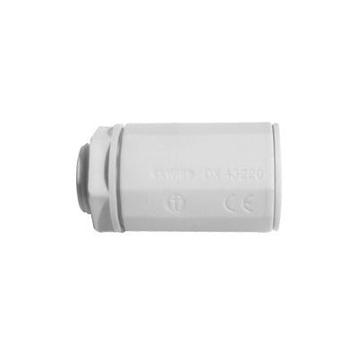Conector de tubería rígida a caja (Racor), PVC Auto-extinguible, de 32 mm - SILYMX