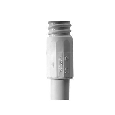 Conector (Racor) de tubería rígida a tubería flexible (Diflex), PVC Auto-Extinguible, 32 mm, IP65 - SILYMX