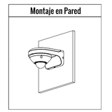 DAHUA IPC-EB5541-AS - Camara IP FishEye de 5 Megapixeles/ WizMind/ 360 Grados/ H.265/ Microfono Integrado + 1 Canal de E S/ E S De Alarma/ Mapa de Calor/ Conteo de Personas/ IP67/ IK10/ WDR Real/ PoE - SILYMX