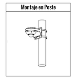 DAHUA IPC-EB5541-AS - Camara IP FishEye de 5 Megapixeles/ WizMind/ 360 Grados/ H.265/ Microfono Integrado + 1 Canal de E S/ E S De Alarma/ Mapa de Calor/ Conteo de Personas/ IP67/ IK10/ WDR Real/ PoE - SILYMX