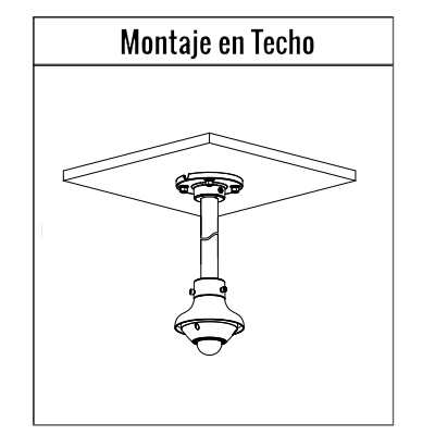 DAHUA IPC-EB5541-AS - Camara IP FishEye de 5 Megapixeles/ WizMind/ 360 Grados/ H.265/ Microfono Integrado + 1 Canal de E S/ E S De Alarma/ Mapa de Calor/ Conteo de Personas/ IP67/ IK10/ WDR Real/ PoE - SILYMX