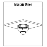 DAHUA IPC-EB5541-AS - Camara IP FishEye de 5 Megapixeles/ WizMind/ 360 Grados/ H.265/ Microfono Integrado + 1 Canal de E S/ E S De Alarma/ Mapa de Calor/ Conteo de Personas/ IP67/ IK10/ WDR Real/ PoE - SILYMX