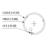 DAHUA IPC-EB5541-AS - Camara IP FishEye de 5 Megapixeles/ WizMind/ 360 Grados/ H.265/ Microfono Integrado + 1 Canal de E S/ E S De Alarma/ Mapa de Calor/ Conteo de Personas/ IP67/ IK10/ WDR Real/ PoE - SILYMX