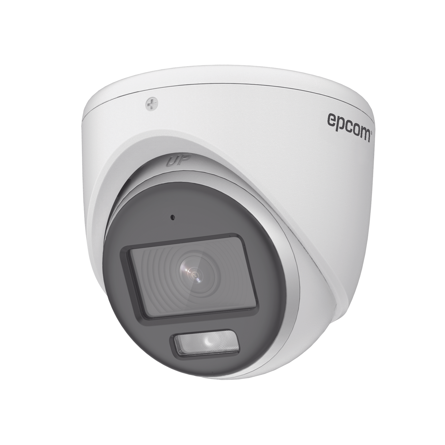 Turret TURBOHD 3K (5MP) / Micrófono Integrado / Lente 3.6 mm / Imagen a color 24/7 / 40 mts Luz Blanca / Exterior IP67 / dWDR / 4 Tecnologías - SILYMX