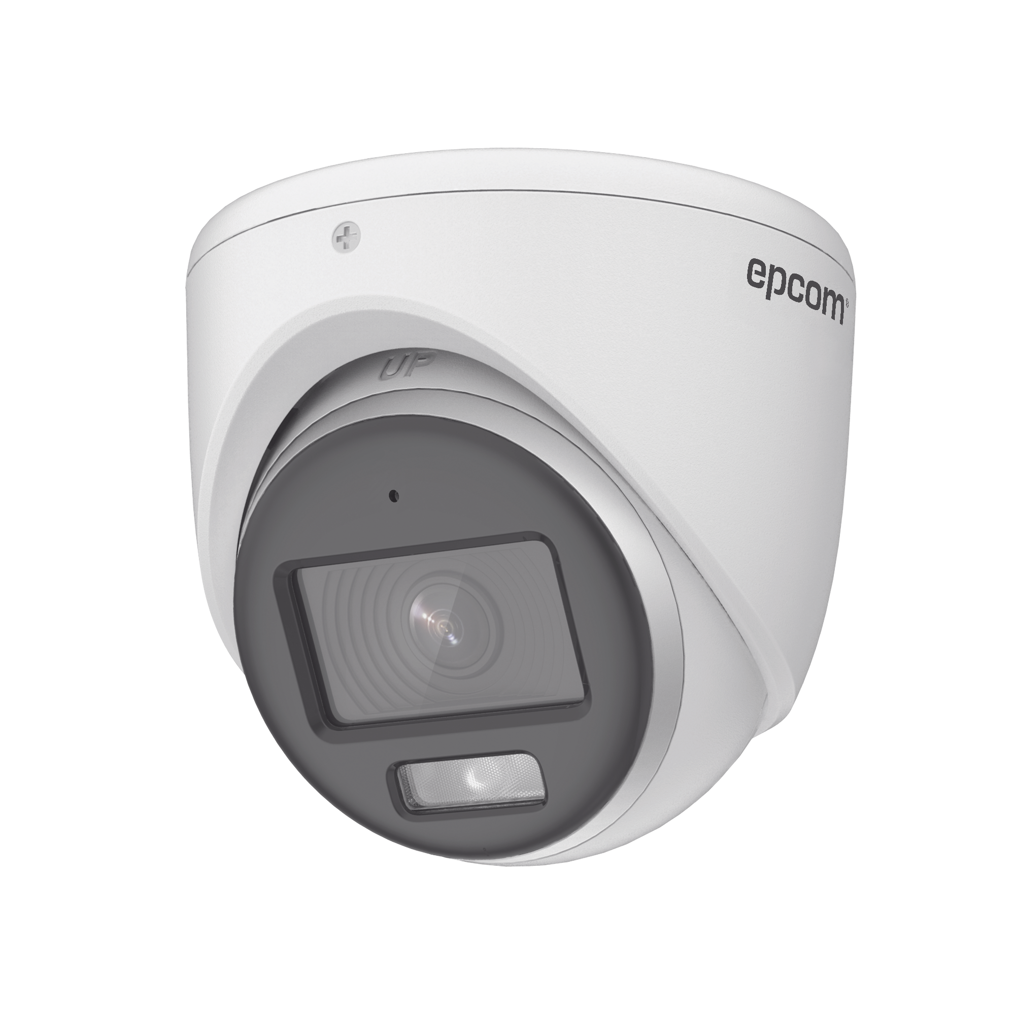 Turret TURBOHD 3K (5MP) / Micrófono Integrado / Lente 3.6 mm / Imagen a color 24/7 / 40 mts Luz Blanca / Exterior IP67 / dWDR / 4 Tecnologías - SILYMX