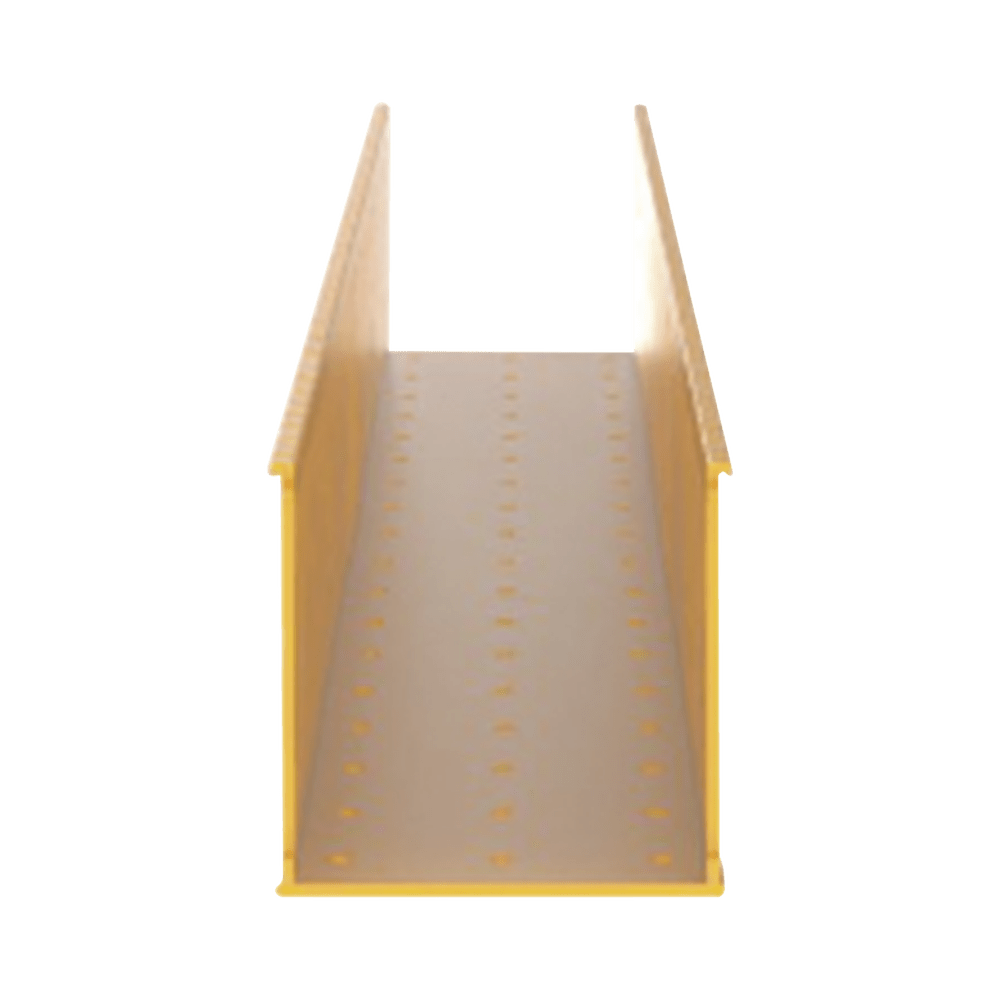 Canaleta Ranurada de PVC sin Tapa 4 in de Ancho 4 in de Alto y 1828.8 mm de Largo E4X4YL6 - SILYMX