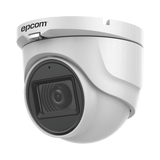 Cámara Turret TURBOHD 5 Megapixel Angulo de vision 85.5° Lente 2.8 mm 30 mts IR EXIR Exterior IP67 4 Microfono Integrado dWDR E50-TURBO-G2/A - SILYMX