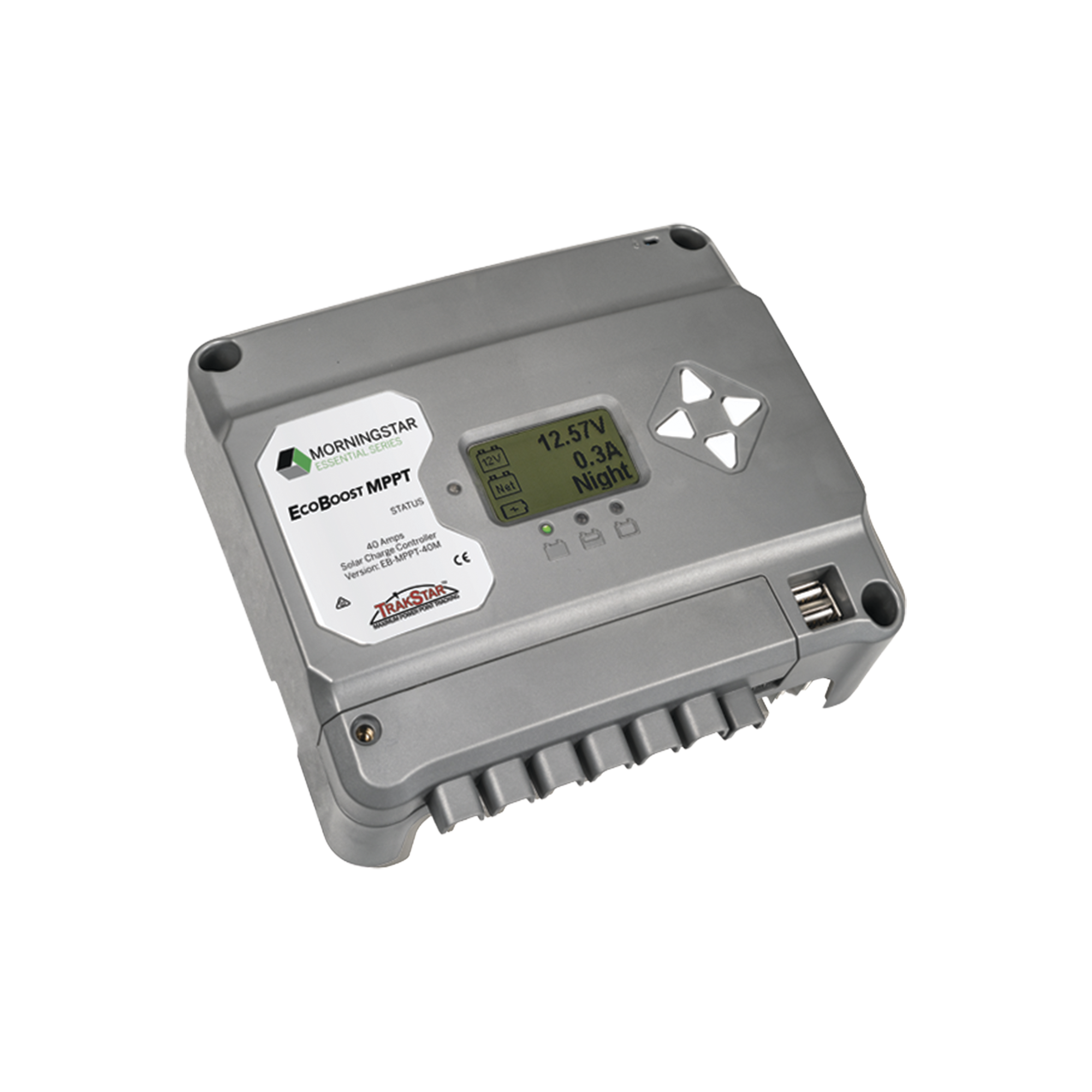 Controlador de carga solar EcoBoost MPPT 30 A con pantalla - SILYMX