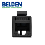 Belden Jack de Red Cat6a UTP Negro RVAMJKUBK-S1 - SILYMX