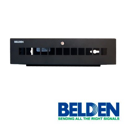 Belden Panel de 12 Adaptadores de Fibra Óptica Negro - SILYMX