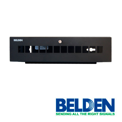 Belden Panel de 12 Adaptadores de Fibra Óptica Negro