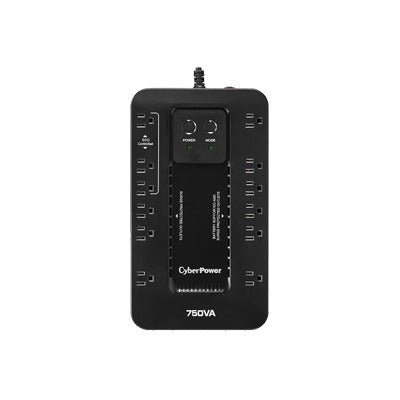 UPS de 750 VA/450 W Topología Standby con Modo Ahorrador ECO Entrada 120 Vca NEMA 5-15P Con 12 Tomas NEMA 5-15R - SILYMX