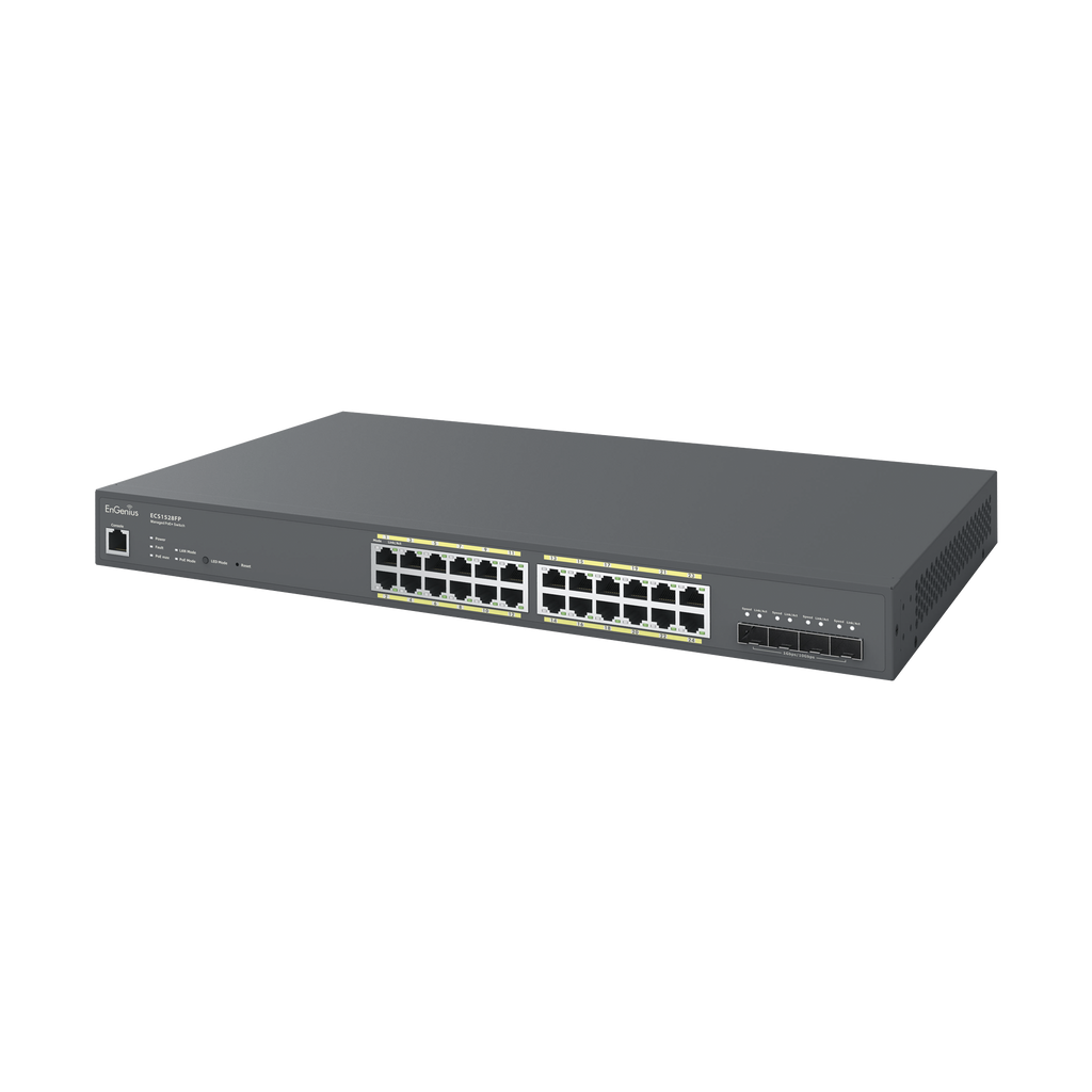 Switch PoE + Gigabit 410W de 24 puertos gestionado en la nube - SILYMX