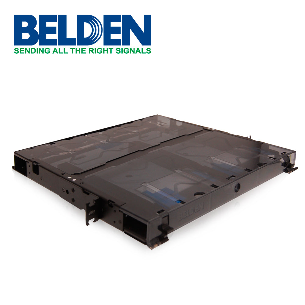 Belden Panel de Parcheo Vacio 1U Negro ECX-01U