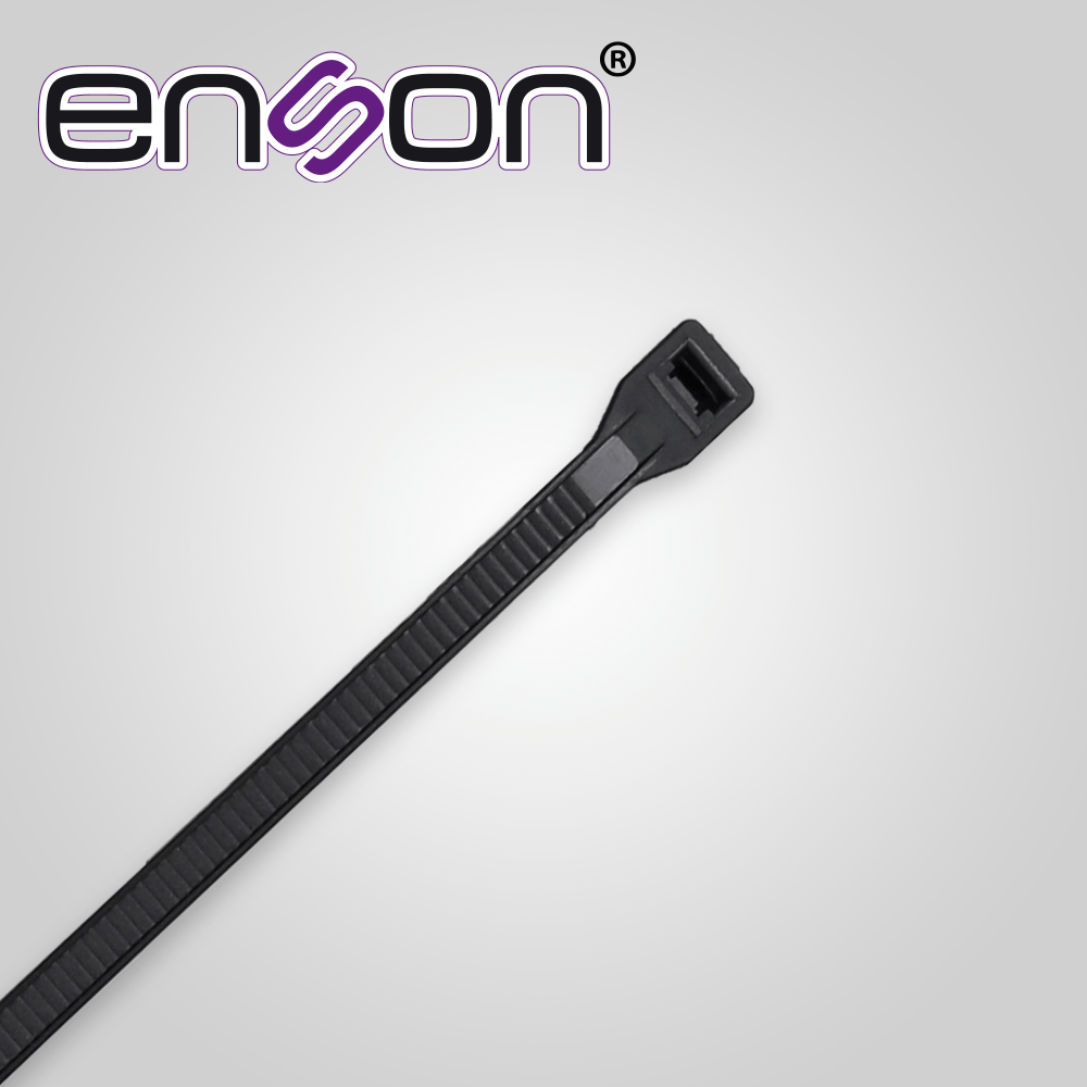 Cincho De Nylon Enson Ens-ch360b Color Negro De 4.8 X 360mm De Longitud Fuerza De Tensión De Hasta 22 Kgs - SILYMX