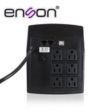 No Break Ups Enson Ens-ea2150 1500va/900w 6 Contactos Con Bateria De Respaldo Linea Interactiva Pantalla Lcd Voltaje De Entrada/salida 120vac - SILYMX