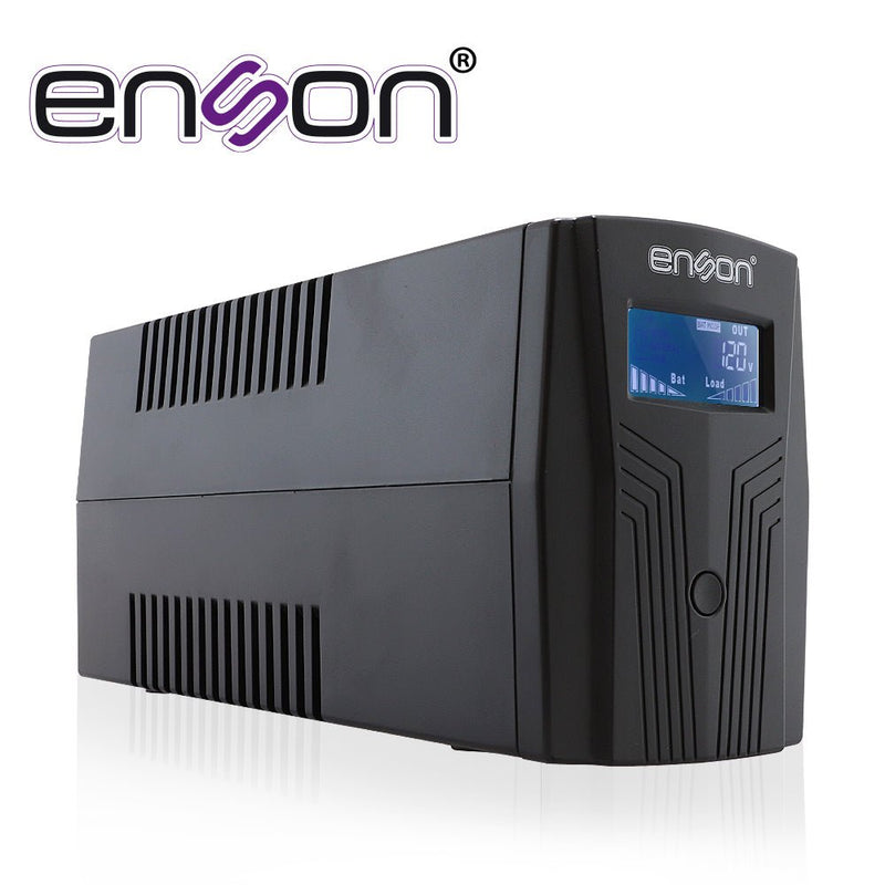 No Break Ups Tipo Torre Enson Ens-ea280 800va/480w 6 Contactos Con Bateria De Respaldo Linea Interactiva Pantalla Lcd Voltaje De Entrada/salida 120vac - SILYMX