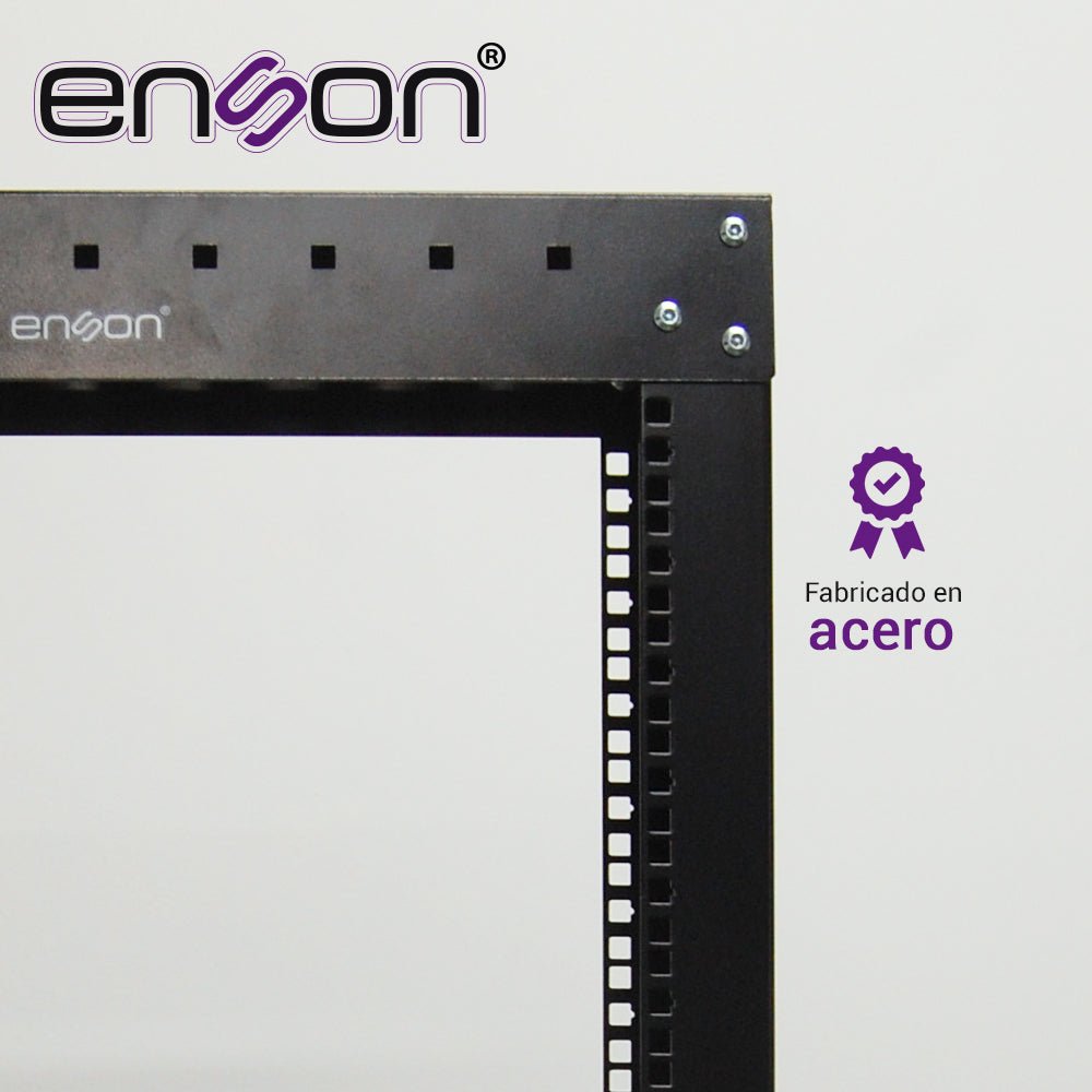 Rack Vertical De 42ur Dos Postes Empotrable Ideal Para Montaje De Equipos de Red Y Cableado Estructurado - SILYMX