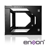 Rack Pared 6ur Preparado Para Anclaje En Pared Ur Marcadas Marco De Rack Abatible Postes Para Tornillo 12-24 5/8 Capacidad De Carga 35 Kg - SILYMX