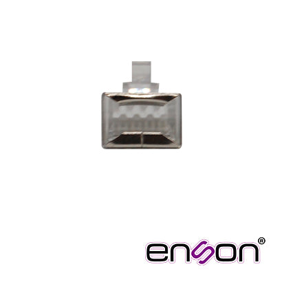 Conector Plug Srj45 Blindado Cat6 Enson Ens-srj45-cat6 Para Cable Utp Blindado Ponchado Tradicional - SILYMX