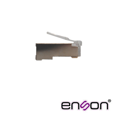 Conector Plug Srj45 Blindado Cat6 Enson Ens-srj45-cat6 Para Cable Utp Blindado Ponchado Tradicional - SILYMX