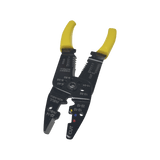 Pinza Cortacables / Pelacables 10 a 22 AWG con Plegador de Conectores. - SILYMX