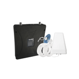 Kit Amplificador de Señal Celular 4.5G, 4G LTE, 3G y Voz. Funciona con Todos los Operadores. Soporta Múltiples Dispositivos y Tecnologías. Hasta 1200 metros cuadrados de Cobertura - SILYMX