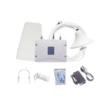 Kit Amplificador de Señal Celular 4G LTE, 3G y Voz. Funciona con Todos los Operadores. Soporta Múltiples Dispositivos y Tecnologías. Hasta 1000 metros cuadrados de Cobertura - SILYMX