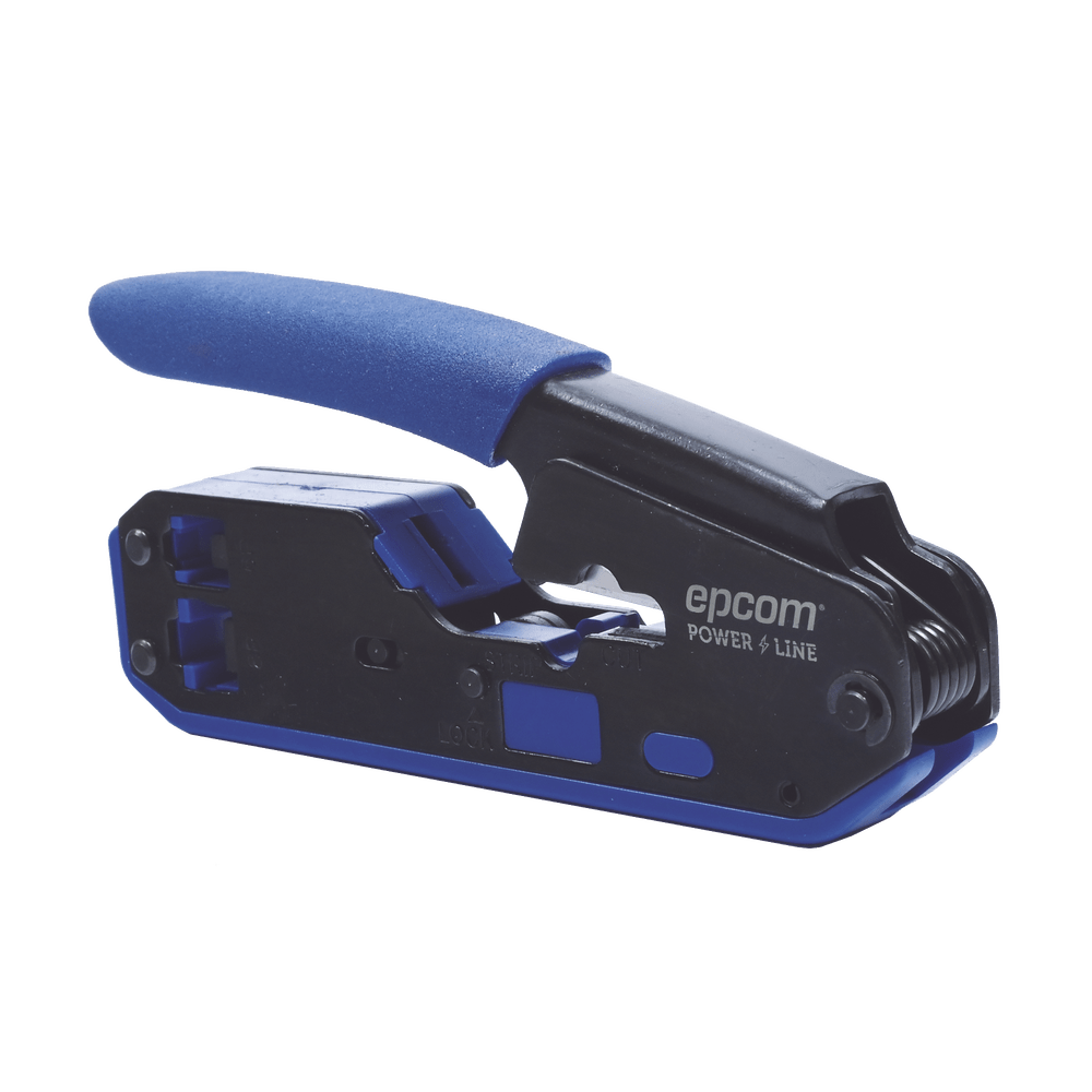 Pinza SLIM para Corte y Terminado de Plugs RJ45/RJ11, Acero al Carbón y Mango Ergonómico. - SILYMX