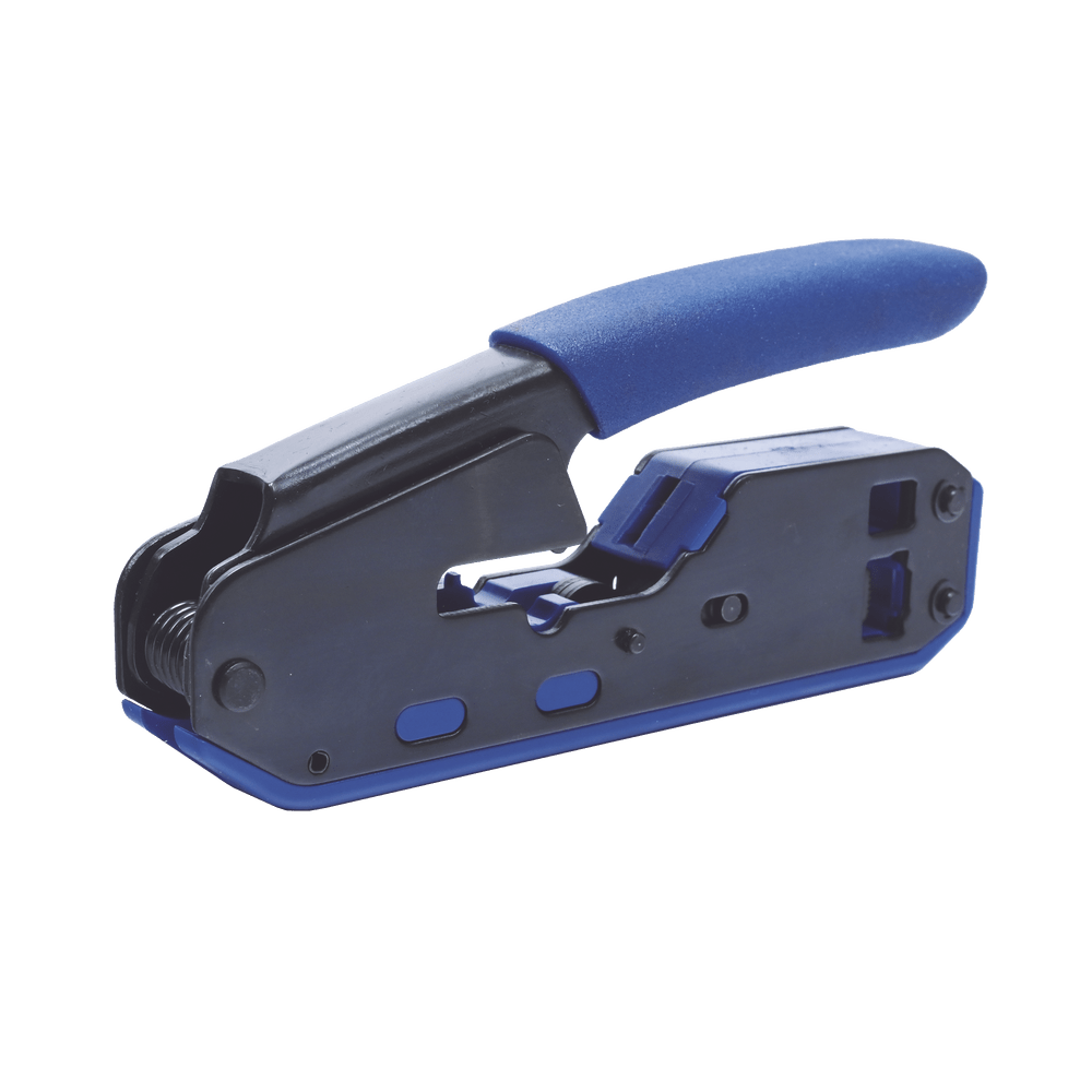 Pinza SLIM para Corte y Terminado de Plugs RJ45/RJ11, Acero al Carbón y Mango Ergonómico. - SILYMX