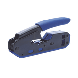Pinza SLIM para Corte y Terminado de Plugs RJ45/RJ11, Acero al Carbón y Mango Ergonómico. - SILYMX
