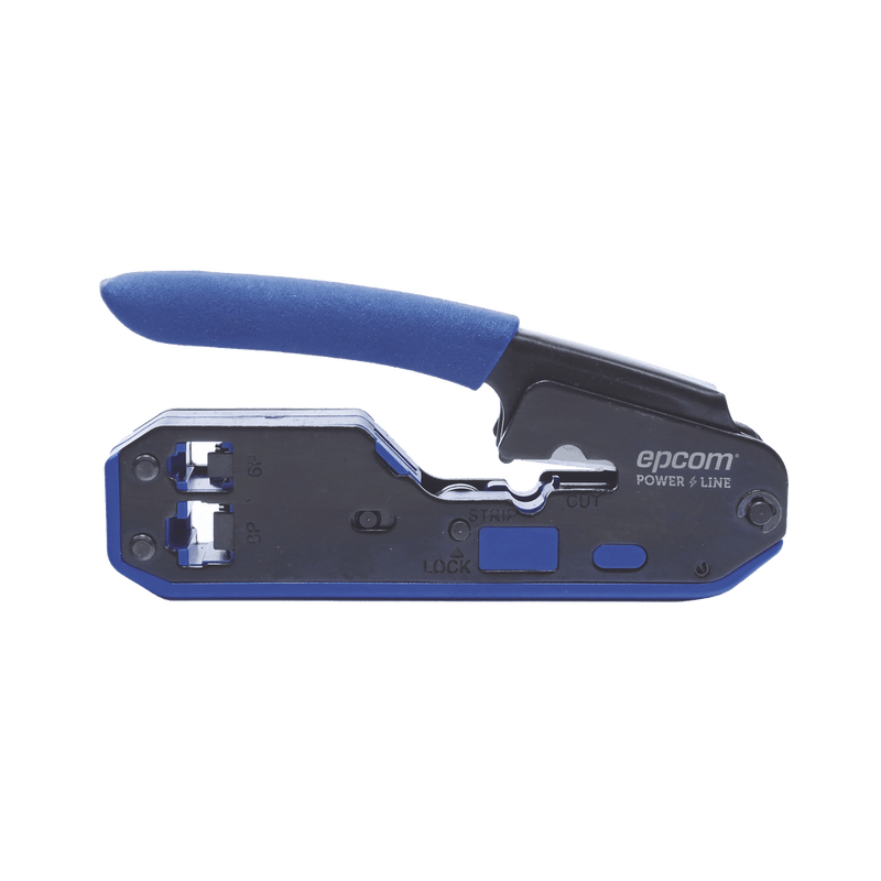 Pinza SLIM para Corte y Terminado de Plugs RJ45/RJ11, Acero al Carbón y Mango Ergonómico. - SILYMX
