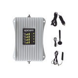 KIT de Amplificador de Señal Celular Para Vehículo/ Soporta y Mejora la Señal Celular 4.5G, 4G LTE/ Múltiples Operadores, usuarios y dispositivos/ Ideal para Vehículo tipo Camioneta, Pick up o Sedán. - SILYMX