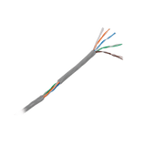 Bobina de cable de 305 m ( 1000 ft ) Cat5e, Aleación de Cobre y Aluminio ( CCA ), color Gris, Uso Interior - SILYMX