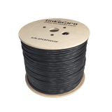 Bobina de Cable Siamés Cat5E CCA + 2 Cables Gruesos (16 AWG) para Alimentar Cámaras Más Lejos / 305m / Instalación en Exterior / Uso Industrial para Climas Extremos - SILYMX