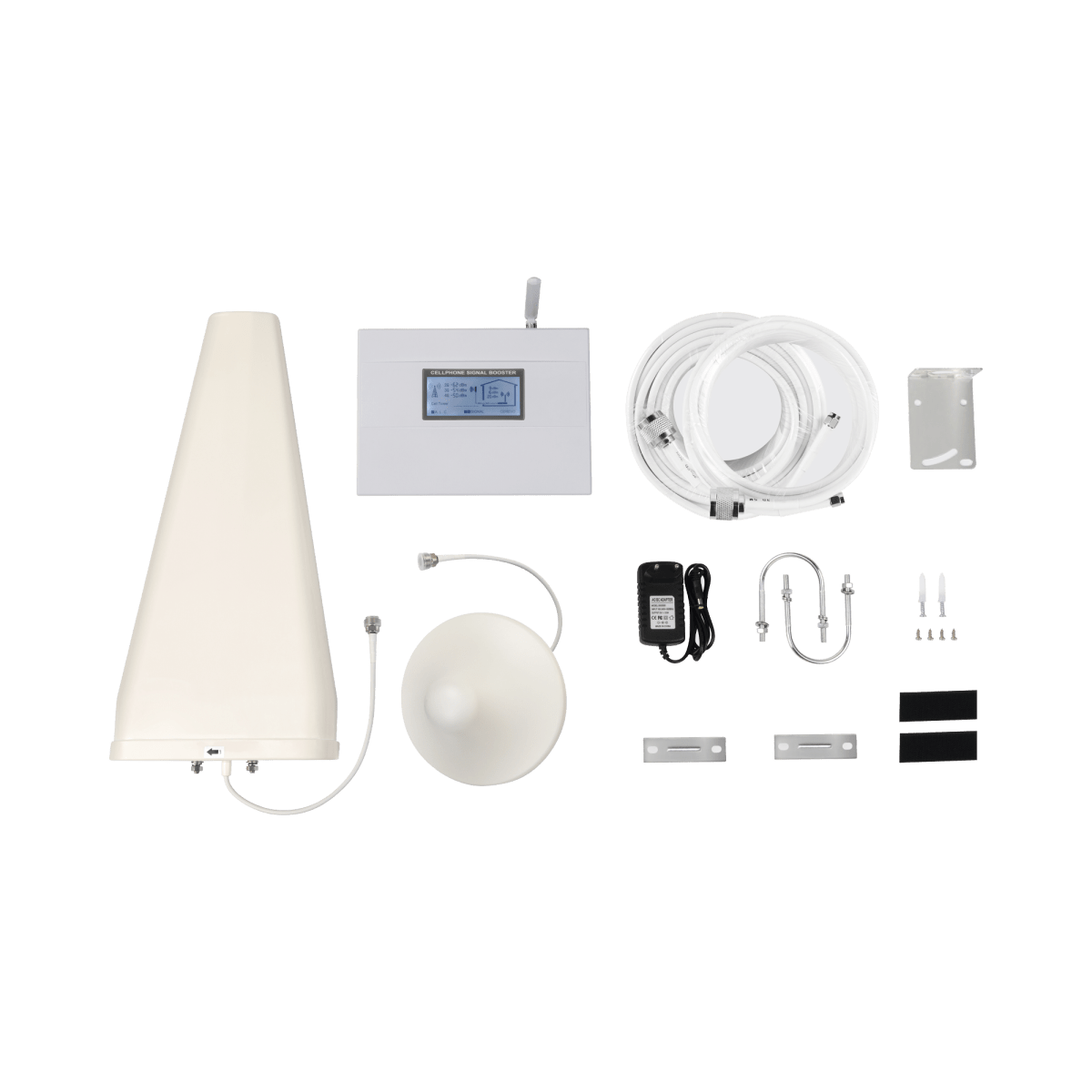 Kit Amplificador de Señal Celular 3G, 2G y VOZ. Soporta Múltiples Operadores, Dispositivos y Tecnologías Simultáneamente. Doble banda. Mejora la señal en interiores de Hasta 500 metros cuadrados. - SILYMX