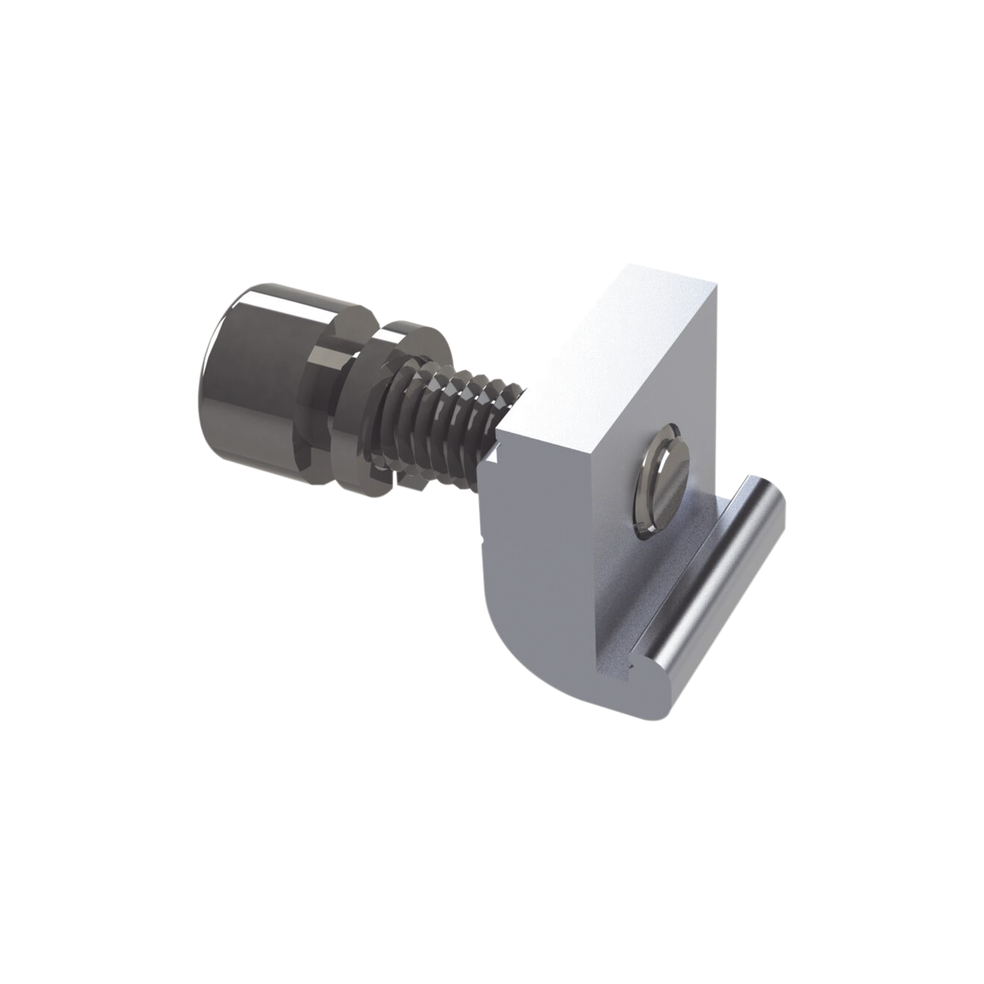 Conector G con tornillo para fijación en riel 7 - SILYMX